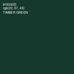 #16392D - Timber Green Color Image