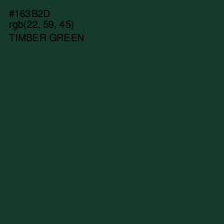 #163B2D - Timber Green Color Image