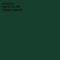 #163E2D - Timber Green Color Image