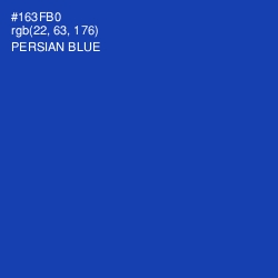 #163FB0 - Persian Blue Color Image