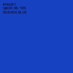 #1642C1 - Science Blue Color Image