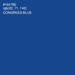 #16478E - Congress Blue Color Image