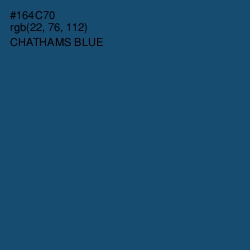 #164C70 - Chathams Blue Color Image