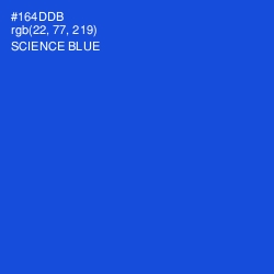 #164DDB - Science Blue Color Image