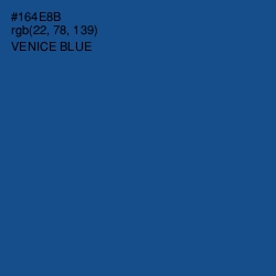 #164E8B - Venice Blue Color Image