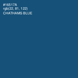 #16517A - Chathams Blue Color Image