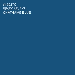 #16527C - Chathams Blue Color Image