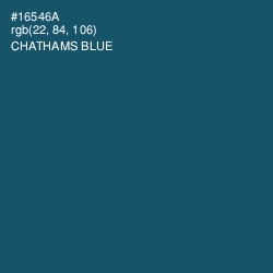 #16546A - Chathams Blue Color Image