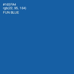 #165FA4 - Fun Blue Color Image