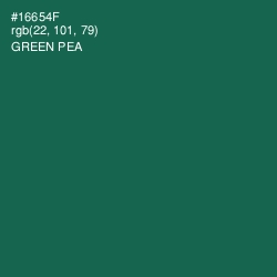 #16654F - Green Pea Color Image