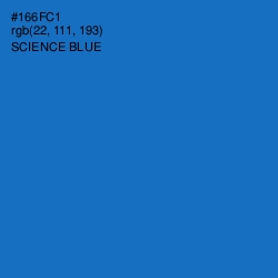 #166FC1 - Science Blue Color Image