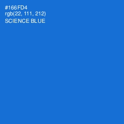 #166FD4 - Science Blue Color Image