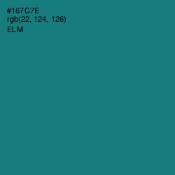 #167C7E - Elm Color Image