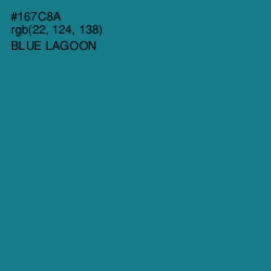 #167C8A - Blue Lagoon Color Image