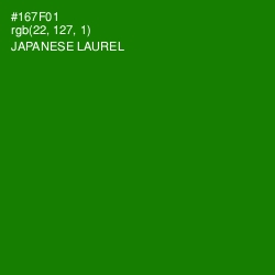 #167F01 - Japanese Laurel Color Image