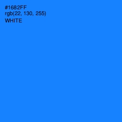 #1682FF - Dodger Blue Color Image