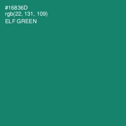 #16836D - Elf Green Color Image