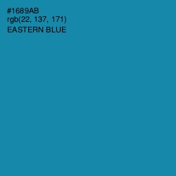 #1689AB - Eastern Blue Color Image