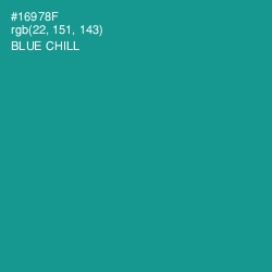 #16978F - Blue Chill Color Image