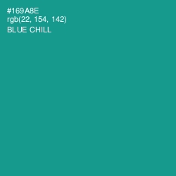 #169A8E - Blue Chill Color Image