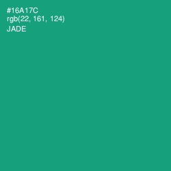 #16A17C - Jade Color Image