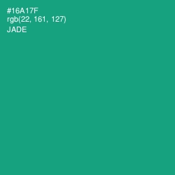 #16A17F - Jade Color Image