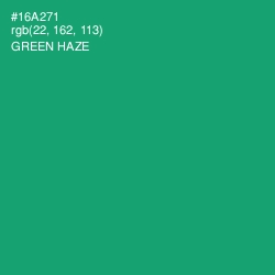 #16A271 - Green Haze Color Image