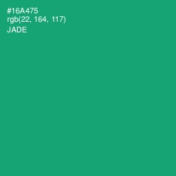 #16A475 - Jade Color Image