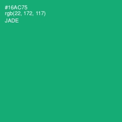 #16AC75 - Jade Color Image