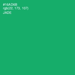 #16AD6B - Jade Color Image