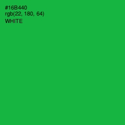 #16B440 - Green Haze Color Image