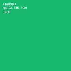 #16B96D - Jade Color Image