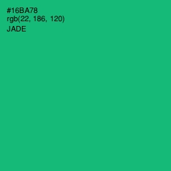 #16BA78 - Jade Color Image