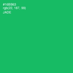 #16BB63 - Jade Color Image