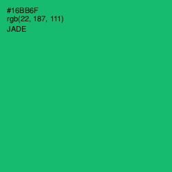 #16BB6F - Jade Color Image