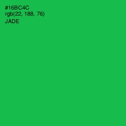 #16BC4C - Jade Color Image