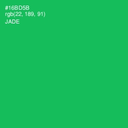 #16BD5B - Jade Color Image