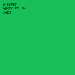 #16BF57 - Jade Color Image