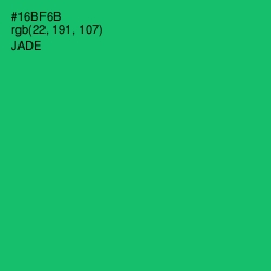 #16BF6B - Jade Color Image