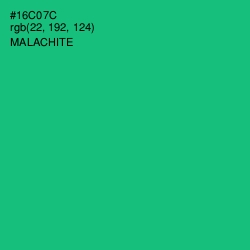 #16C07C - Malachite Color Image