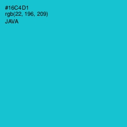 #16C4D1 - Java Color Image