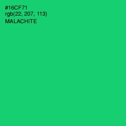#16CF71 - Malachite Color Image