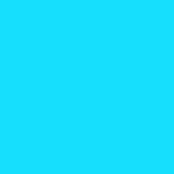 #16DFFD - Bright Turquoise Color Image