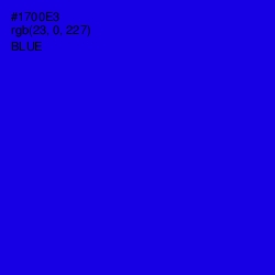 #1700E3 - Blue Color Image