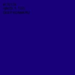 #17017A - Deep Koamaru Color Image