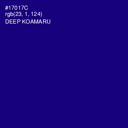 #17017C - Deep Koamaru Color Image