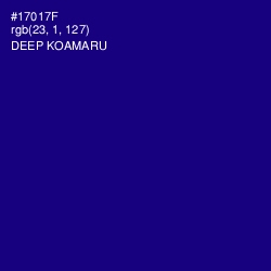 #17017F - Deep Koamaru Color Image