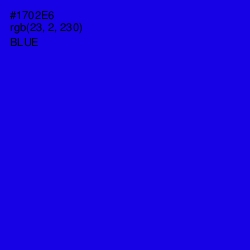 #1702E6 - Blue Color Image