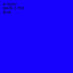 #1703FD - Blue Color Image