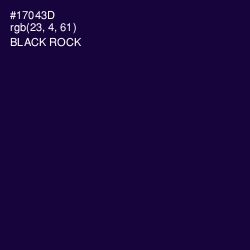 #17043D - Black Rock Color Image